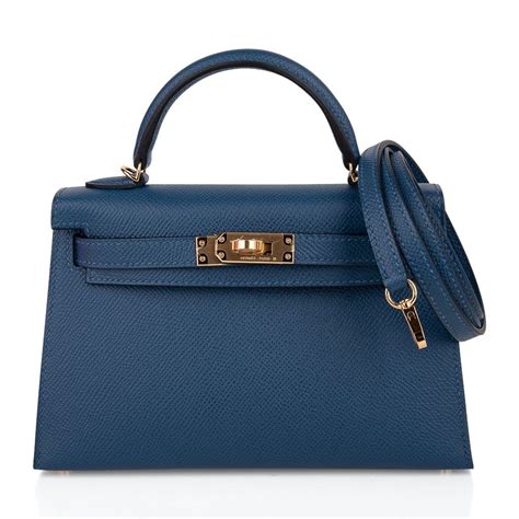 blue hermes mini kelly|hermes mini kelly for sale.